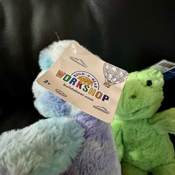 NWT Bundle of 3 Build A Bear 2023 Spring Frog Mini Plushies - Picture 3 of 10